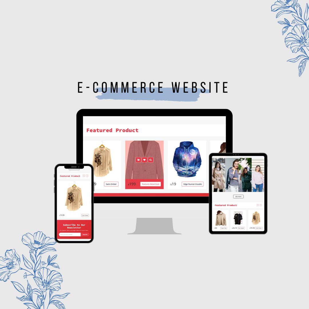 Ecommerce website for cloths